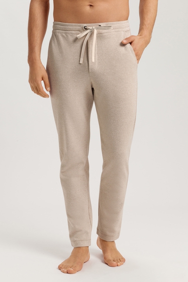  Мужские бежевые домашние брюки из хлопка  Hanro 075817 купить в интернет-магазине Bestelle фото 1