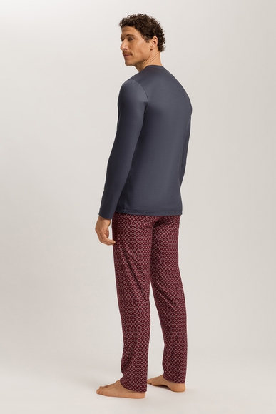 Мужская пижама с брюками с принтом из хлопка  Hanro 075111 купить в интернет-магазине Bestelle фото 2