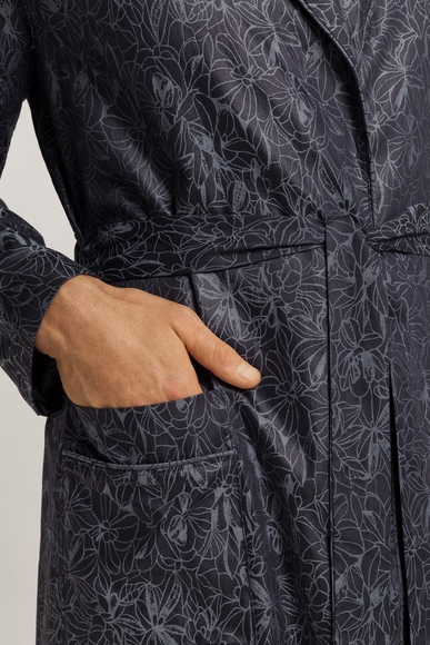 Мужской хлопковый халат миди Hanro 075836 купить в интернет-магазине Bestelle фото 3