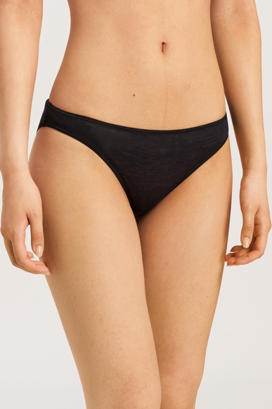 Женские черные хлопковые трусы-слипы Hanro 071818 купить в интернет-магазине Bestelle фото 1