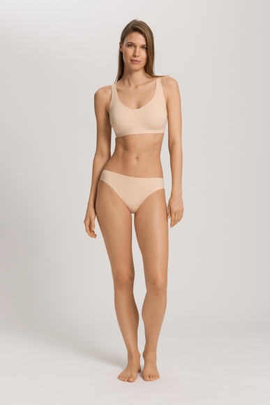  Бежевый бюстгальтер-топ с плотными чашками  Hanro 071139 купить в интернет-магазине Bestelle фото 4