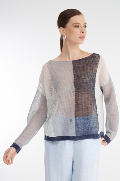 Женский разноцветный джемпер Sarah Pacini 251.11.052 купить в интернет-магазине Bestelle фото 1