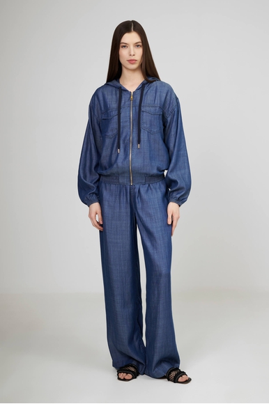 Женская синяя куртка TWINSET U&B 251LL2DAA купить в интернет-магазине Bestelle фото 3