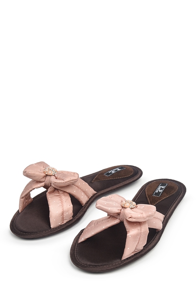 Тапочки женские со стразами  Petit Pas PINK001 купить в интернет-магазине Bestelle фото 4