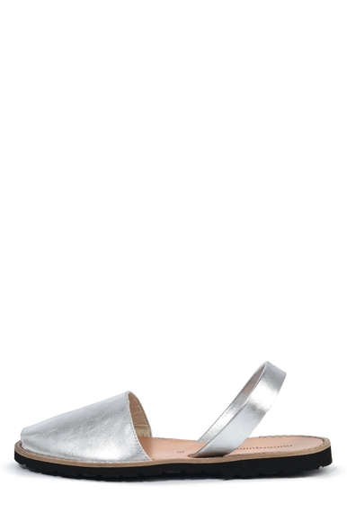 Женские кожаные сандалии  Minorquines Metal Argent купить в интернет-магазине Bestelle фото 1