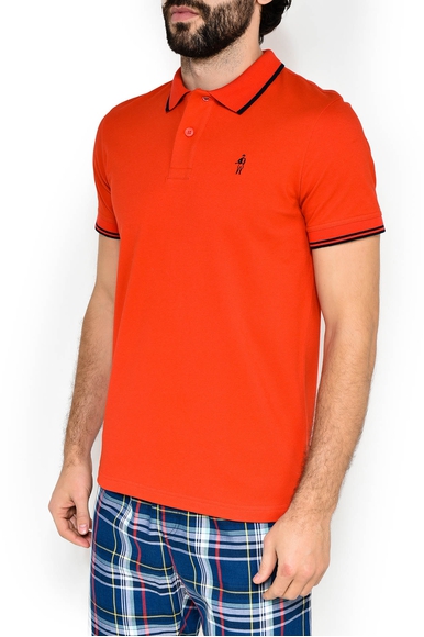 Красная футболка-поло из хлопка Jockey 500703H купить в интернет-магазине Bestelle фото 1