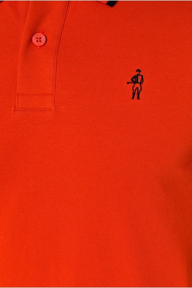 Красная футболка-поло из хлопка Jockey 500703H купить в интернет-магазине Bestelle фото 4