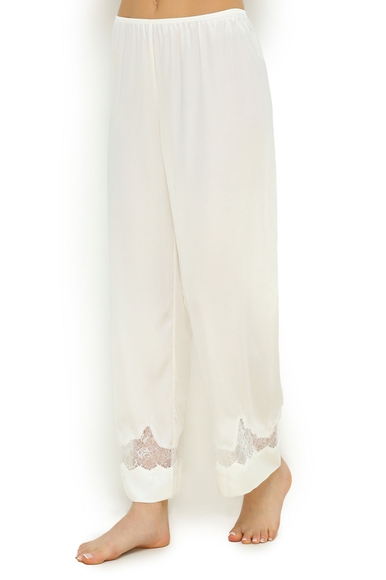 Шелковые пижамные брюки с кружевом Simone Perele 17F660 купить в интернет-магазине Bestelle фото 10