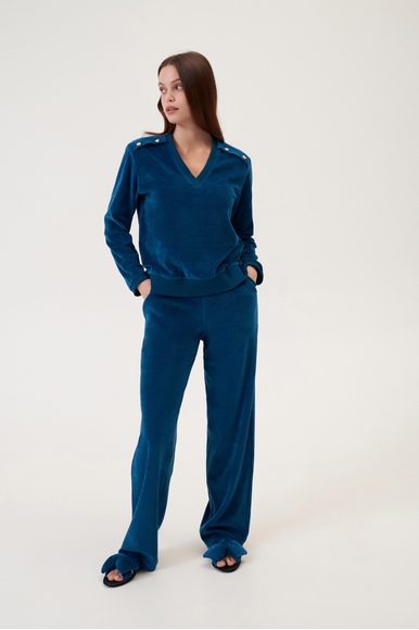  Женские домашние широкие брюки  Petit Pas VEL006 купить в интернет-магазине Bestelle фото 3