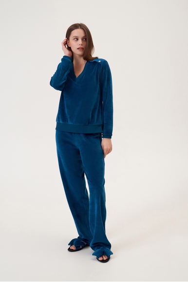  Женские домашние широкие брюки  Petit Pas VEL006 купить в интернет-магазине Bestelle фото 1