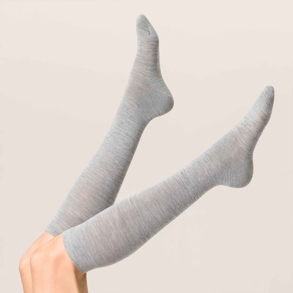 Гольфы женские серые Wool Care Kunert 110263400 купить в интернет-магазине Bestelle фото 2