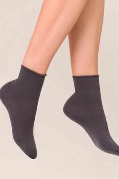 Носки женские серые Sensual Cotton Kunert 110203900 купить в интернет-магазине Bestelle фото 2
