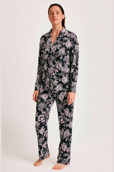 Женская чёрная пижама с брюками Calida 42955 купить в интернет-магазине Bestelle фото 1