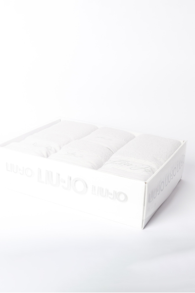 Набор из 5 белых полотенец 55x105, 100x150, 38x59 см LIU JO LB933B купить в интернет-магазине Bestelle фото 3