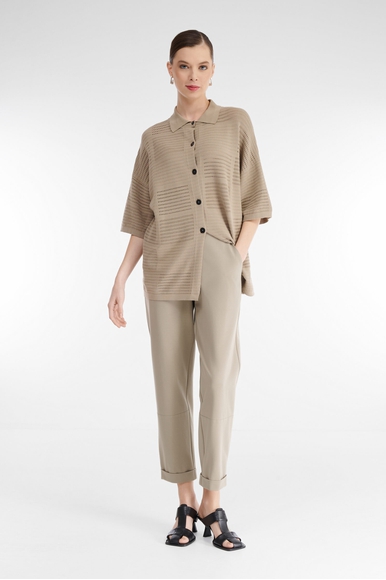 Женские укороченные серые брюки Sarah Pacini 251.33.014 купить в интернет-магазине Bestelle фото 3