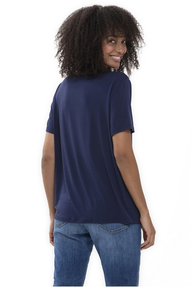 Женская синяя футболка Mey 16659 купить в интернет-магазине Bestelle фото 2