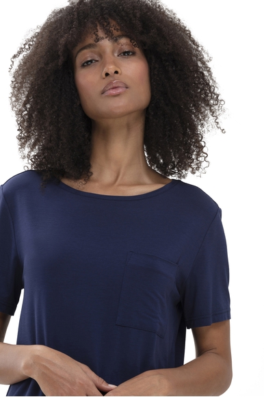 Женская синяя футболка Mey 16659 купить в интернет-магазине Bestelle фото 3