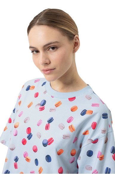  Женская сорочка с принтом из хлопка  Mey 1230107 купить в интернет-магазине Bestelle фото 3