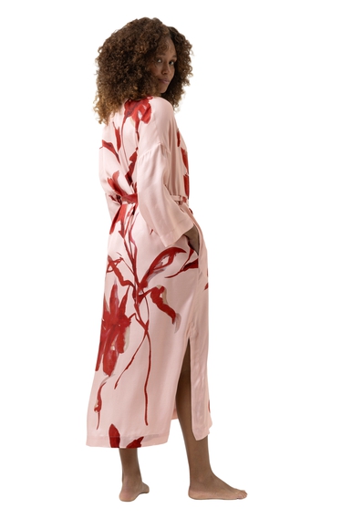 Женский длинный халат с принтом  Mey 1230083 купить в интернет-магазине Bestelle фото 2