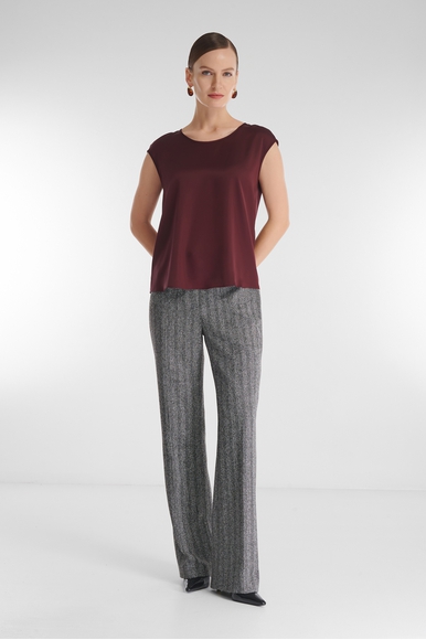 Женский бордовый топ Caterina Leman TO8861-315 купить в интернет-магазине Bestelle фото 3