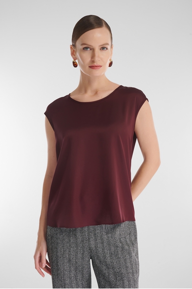 Женский бордовый топ Caterina Leman TO8861-315 купить в интернет-магазине Bestelle фото 1