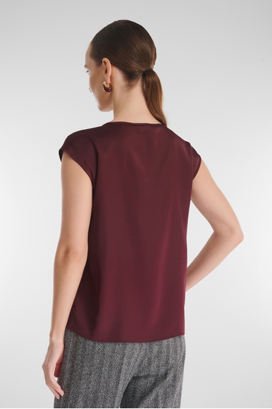 Женский бордовый топ Caterina Leman TO8861-315 купить в интернет-магазине Bestelle фото 2