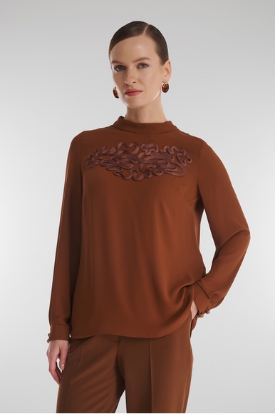 Блузка с длинным рукавом и кружевом  Caterina Leman BL8716-225 купить в интернет-магазине Bestelle фото 1