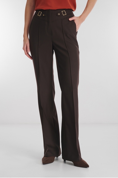 Женские коричневые брюки Caterina Leman SE8466-33 купить в интернет-магазине Bestelle фото 4