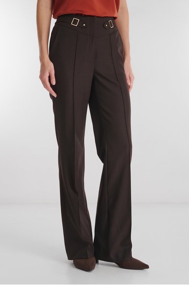 Женские коричневые брюки Caterina Leman SE8466-33 купить в интернет-магазине Bestelle фото 3