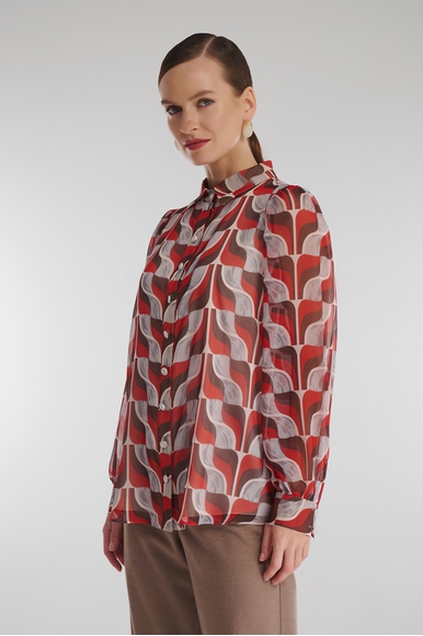 Блузка с длинным рукавом и принтом  Caterina Leman BL8679-196 купить в интернет-магазине Bestelle фото 3