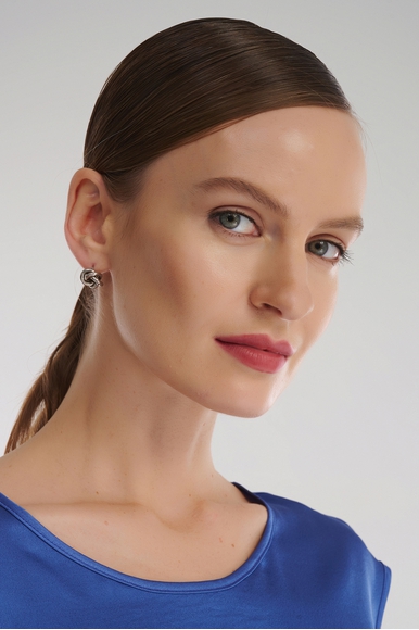 Женский синий топ Caterina Leman TO8861-315 купить в интернет-магазине Bestelle фото 5