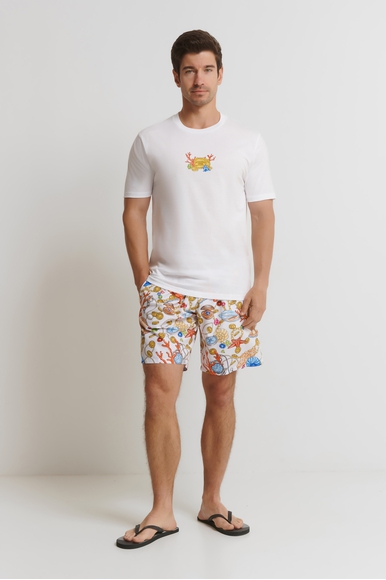 Мужская хлопковая футболка Moschino 07089409 купить в интернет-магазине Bestelle фото 3