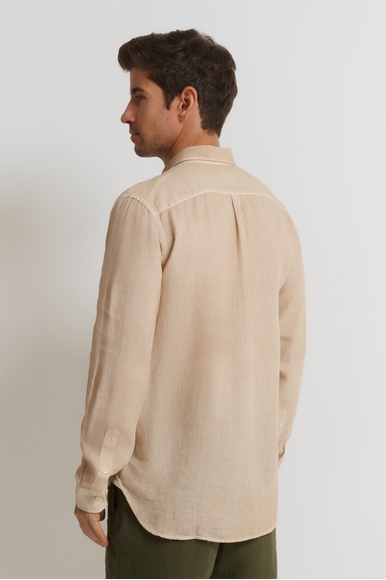 Льняная рубашка с длинным рукавом 120 % Lino 32ALIM1425-0000115-S-00 купить в интернет-магазине Bestelle фото 2