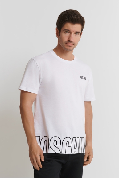 Мужская хлопковая футболка Moschino 07124303 купить в интернет-магазине Bestelle фото 1