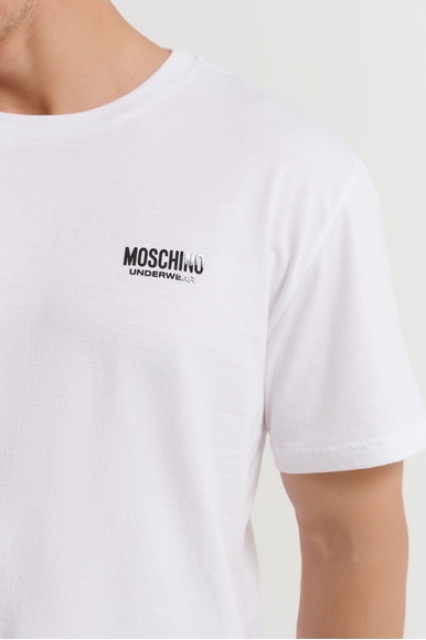 Мужская хлопковая футболка Moschino 07124303 купить в интернет-магазине Bestelle фото 4