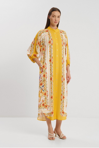 Жёлтое платье-халат Maryan Mehlhorn M3533608 купить в интернет-магазине Bestelle фото 1