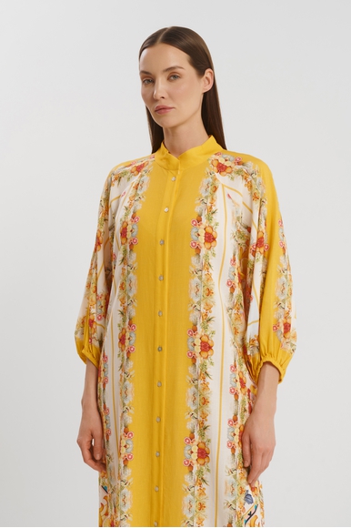 Жёлтое платье-халат Maryan Mehlhorn M3533608 купить в интернет-магазине Bestelle фото 3