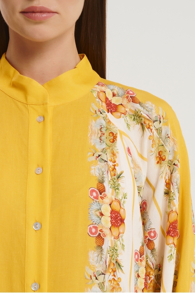 Жёлтое платье-халат Maryan Mehlhorn M3533608 купить в интернет-магазине Bestelle фото 4