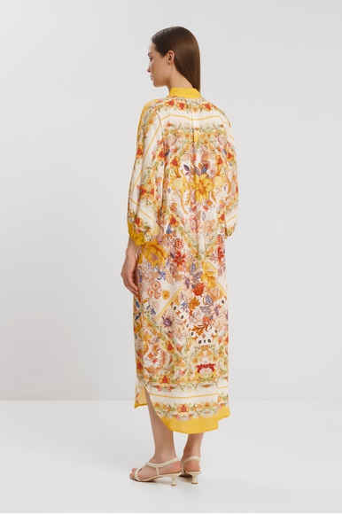 Жёлтое платье-халат Maryan Mehlhorn M3533608 купить в интернет-магазине Bestelle фото 2