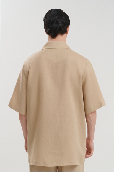 Мужская бежевая рубашка Shan 62536-80 купить в интернет-магазине Bestelle фото 2