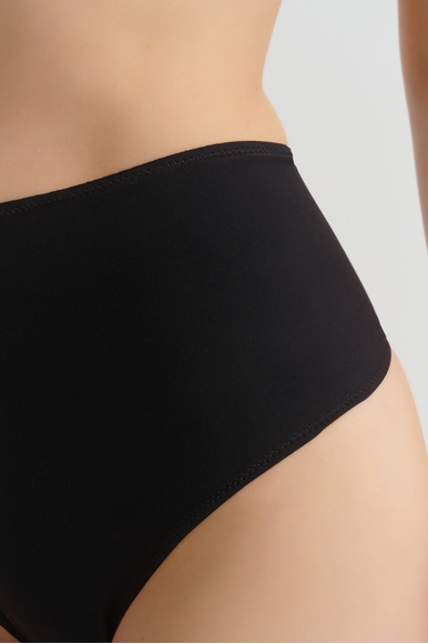 Женские высокие черные трусы-танга Simone Perele 1F6709 купить в интернет-магазине Bestelle фото 4