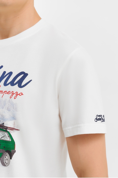 Мужская хлопковая футболка MC2 Saint Barth ARNOTTWARM купить в интернет-магазине Bestelle фото 4