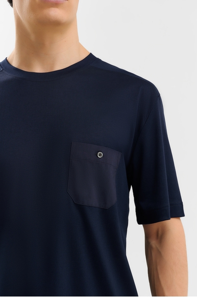 Мужская хлопковая футболка  Zimmerli 852021091 купить в интернет-магазине Bestelle фото 8