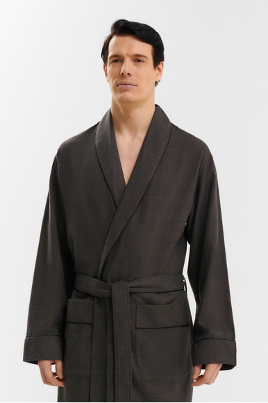  Мужской халат из хлопка  Zimmerli 460075143 купить в интернет-магазине Bestelle фото 3