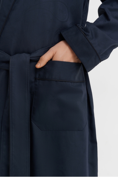  Мужской халат из хлопка Zimmerli 473775141 купить в интернет-магазине Bestelle фото 4