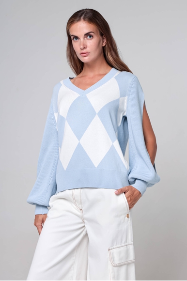 Женский джемпер из хлопка BALLANTYNE B1P638 7C070 купить в интернет-магазине Bestelle фото 1