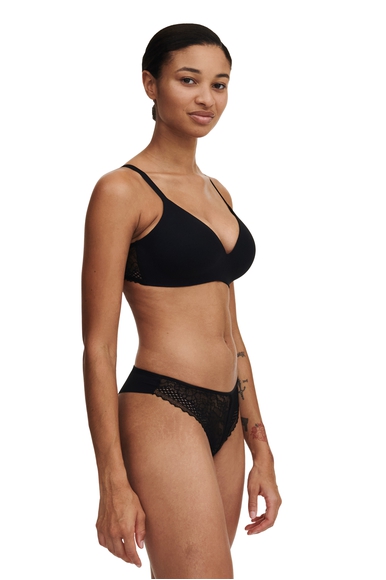 Черный кружевной бюстгальтер  с плотными чашками без косточек Passionata P40L50 купить в интернет-магазине Bestelle фото 6