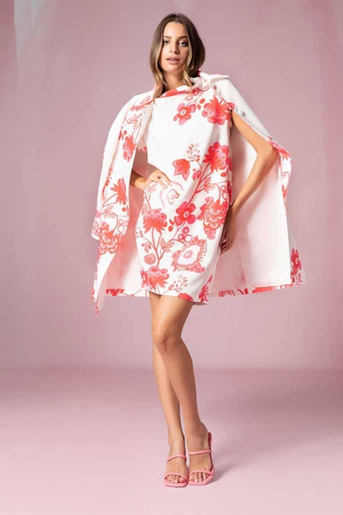 Женский удлиненный жакет с принтом Daniela Drei 2759 купить в интернет-магазине Bestelle фото 5