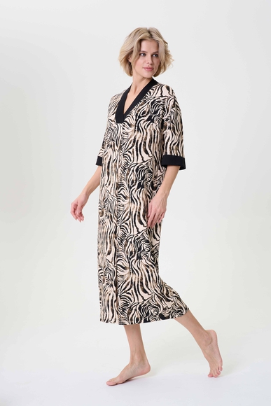  Женское длинное домашнее платье  Petit Pas 101176 купить в интернет-магазине Bestelle фото 4