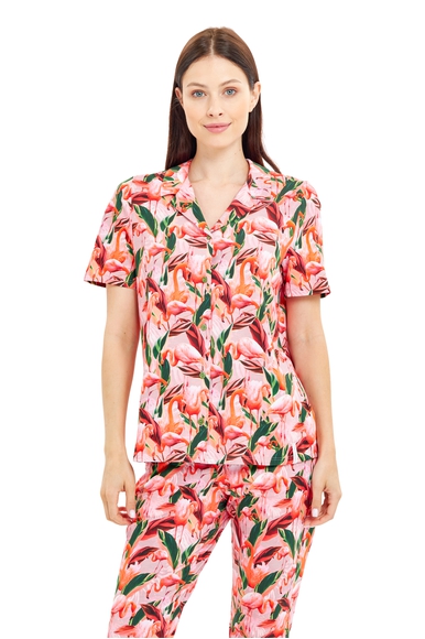  Женский домашний топ-рубашка из хлопка  Rosch 1242001 купить в интернет-магазине Bestelle фото 4